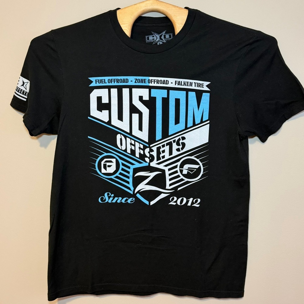 Custom Offsets T-Shirt Black Graphic Fuel Offroad Falken Tire Men's Large